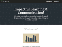 Tablet Screenshot of last-bench.com